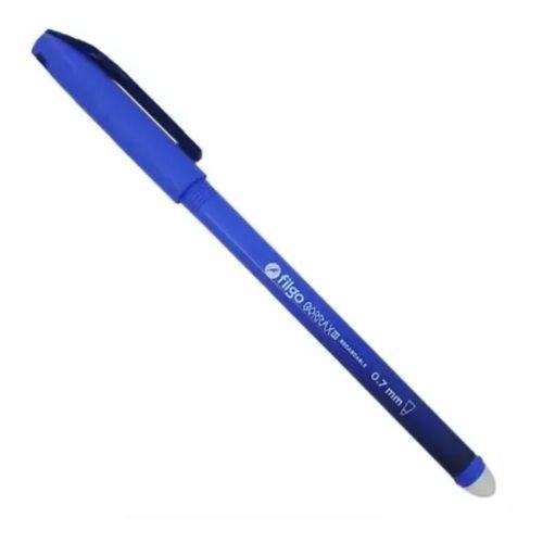 BIROME BORRABLE CON GOMA TINTA GEL AZUL FILGO