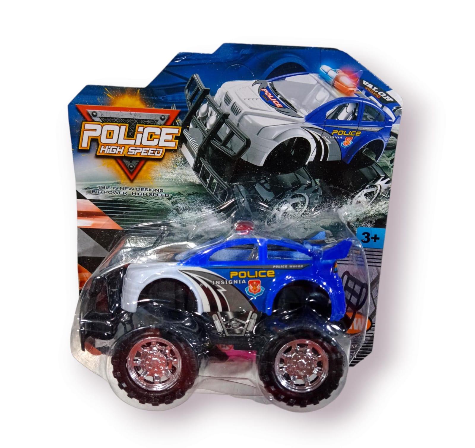 CAMIONETA 4X4 DE POLICIA A FRICCION EN BLISTER
