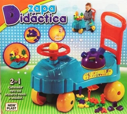 ANDADOR PATA PATA ZAPATILLA DIDACTICA CON ENCASTRES NEW PLAST