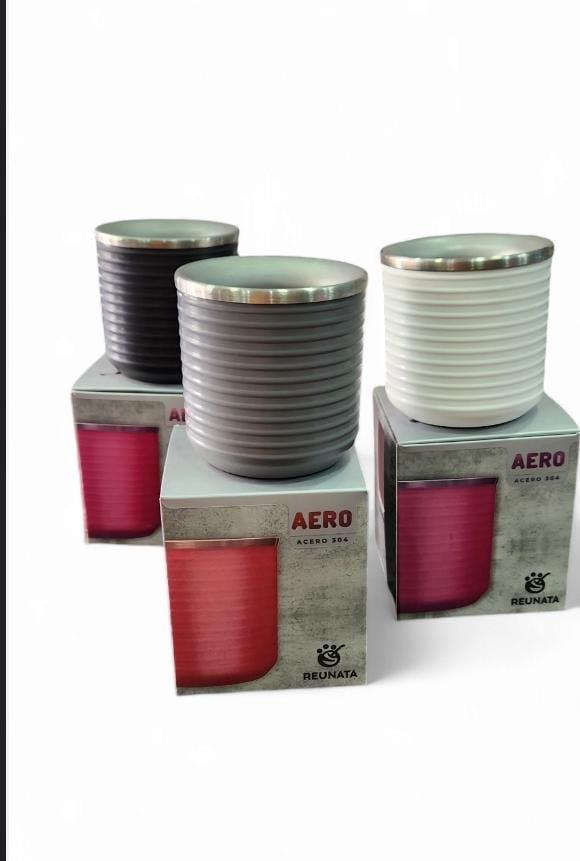 MATE ACERO EN CAJA REGALO
