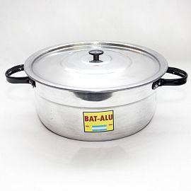 CACEROLA ALUMINIO CON TAPA N*22