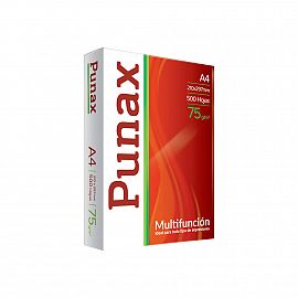 RESMA DE HOJAS A4 X 500 HOJAS 75GRS PUNAX 