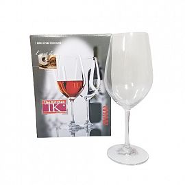 COPA VIDRIO X 2 UNIDADES VINO DEGUSTACION 480ML EN CAJA